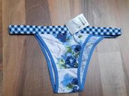 Blau weißes Damen Höschen Slip Unterhose Gr. S 36 38 NEU - Aachen
