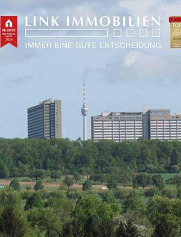 Stuttgart-Asemwald: Möblierte 1,5-Zimmer-Wohnung mit schöner Aussicht ins Grüne - Stuttgart