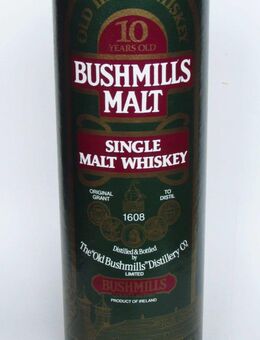 Pappröhre Bushmills Single Malt (leer) - Münster