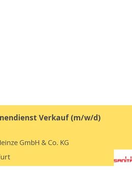 Vertriebsinnendienst Verkauf (m/w/d) - Schweinfurt