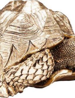 Kare Design Dekofigur Deko Figur Turtle Gold Klein