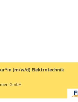Konstrukteur*in (m/w/d) Elektrotechnik - Bremen