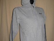 EU * Sportiv * Kapuzen * Sweat * Jacke * Hoodie * Cardigan "Reebok" Gr. 36- 38/ S * hell- grau * Melange * - Riedlingen