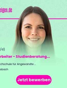 Mitarbeiter (w/m/d) - Studienberatung, Studierendenmarketing und Career Service - Ansbach