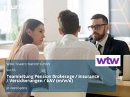Teamleitung Pension Brokerage / Insurance / Versicherungen / bAV (m/w/d) - Wiesbaden