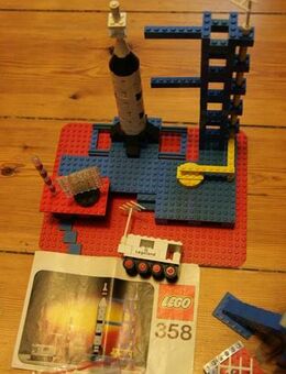 Altes Lego Space 70er Jahre Mondrakete Station Mond Lande Lunar sehr gut erhalten! - Berlin Charlottenburg-Wilmersdorf
