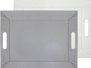 freeform Tablett DUO, 2-farbiges Wendetablett, Tablett und Tisch-Set in einem, wendbar, Kunstleder, (1-tlg), mit Doppelfunktion, pflegeleicht und kann platzsparend verstaut werden