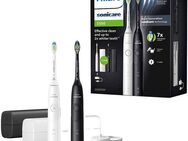 Philips Sonicare Elektrische Zahnbürste Series 5500 HX7119/02, Aufsteckbürsten: 2 St., mit Andruckkontrolle, 2 Putzeinstellungen, inkl. Reiseetui