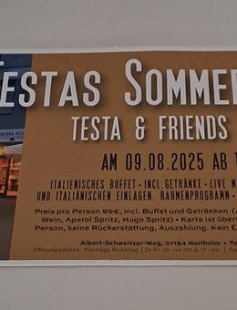 Sommerfest bei Testas...HEUTE - Einbeck
