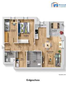 Ebenerdiges Wohnen in Cloppenburg - Nachhaltiger Neubau (Effizienzhaus 40 + QNG) - Cloppenburg