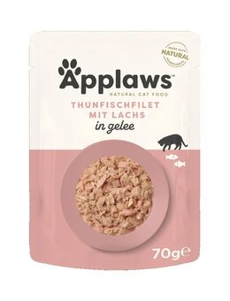 Sparpaket Applaws Pouch in Jelly 32 x 70 g - Thunfisch mit Lachs
