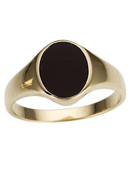 Firetti Goldring Schmuck Geschenk Gold 333 Damenring Goldring Edelstein Farbstein Onyx, mit Onyx