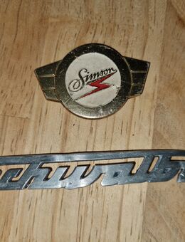 Simson Schwalbe original Lenker/ knieblech Emblem - Havelaue