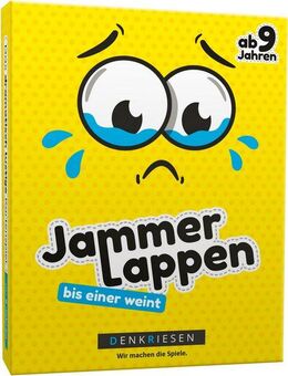 Denkriesen Spiel JAMMERLAPPEN® - "Bis einer weint.", Familienspiel, Made in Germany