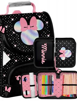 Minnie Maus Schulranzen Tornister Schultasche Set mit Federtasche l Set453 - Ingolstadt