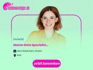 Master Data Specialist (m/w/d) - Köln