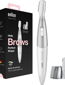 Braun Augenbrauentrimmer FG1106 Augenbrauen-Mini-Präzisionstrimmer, passt in jede Handtasche