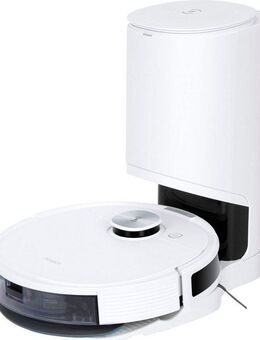 ECOVACS Nass-Trocken-Saugroboter DEEBOT N10 Plus, 4300PA, LiDAR Navigation, Absaugstation, für Hartboden, Teppich, Weiss