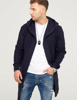 behype Strickjacke JAROMIR mit kuscheliger Kapuze