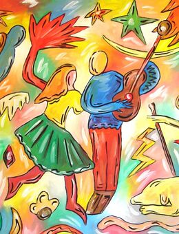 Acrylbild, Acrylgemälde, Acryl auf Leinwand, Acrylmalerei, Abstrakt - Dreieich