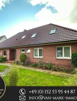 Renoviertes und saniertes Einfamilienhaus mit Anliegerwohnung im Zentrum von Wittmund - Wittmund