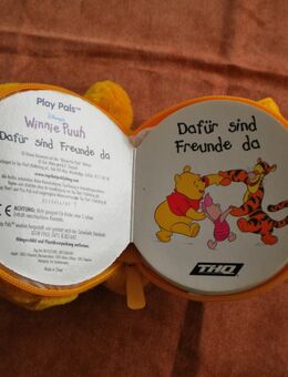 Disney-Winnie Puuh-Play Pals,Täschchen mit Bilderbuch,Dafür sind Freunde da,Klettanhänger - Linnich