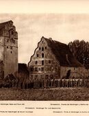 Kunstdruck ; Dinkelsbühl . Nördlinger Tor und Stadtmühle , Blattgröße 30,5cm x 23,5cm , M400 in 02828