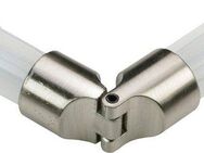Liedeco Gardinenbefestigungen Ersatzteile Gelenkverbinder, Eckverbinder "France" für 20 mm Gardinenrohre, Gardinenstangen, (1-St), Verbinder für Stangen, Rohre 20 mm