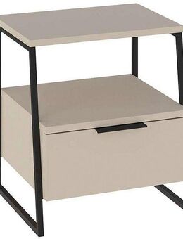 Decortie Nachttisch PAL NACHTTISCH MIT SCHUBLADEN (Packung, 1-St), Leichte Montage, Lagerung, Platzsparend
