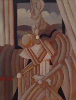 Ölgemälde Christoff Schellenberger 65x76 cm 1980 - Stuttgart