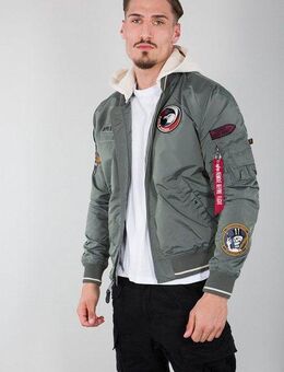 Alpha Industries Bomberjacke Alpha Industries Men - Bomber Jackets MA-1 TT Hood Patch