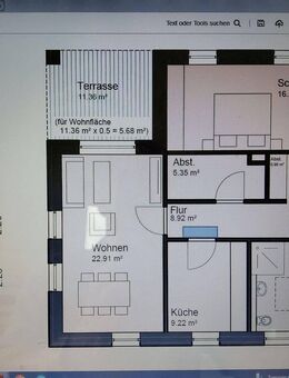 Neubau 3-Zimmerwohnung 1, Erstbezug mit 77,4qm im EG mit Terrasse, Barrierefrei, Glasfaseranschluss, Lift, Stellplatz, Küche, Spielplatz, Wärmepumpe - Rotenburg (Wümme)