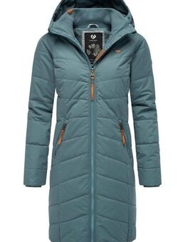 Ragwear Steppmantel Dizzie Coat Wasserdichter Winterparka mit gefütterter Kapuze