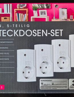 5-teiliges Funksteckdosen Set, unbenutzt - Putzbrunn