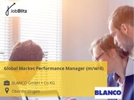 Global Market Performance Manager (m/w/d) - Oberderdingen