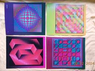 Victor Vasarely - 4 Bogen - München Maxvorstadt