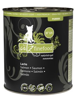 catz finefood Purrrr 6 x 800 g/750 g - No.105 Lachs (6 x 750 g)