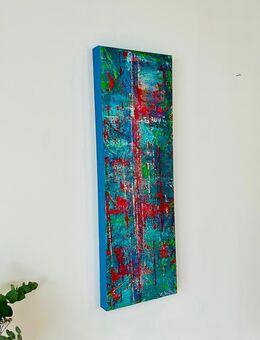 Acrylbild in Spachteltechnik 40x120cm - Rösrath Zentrum