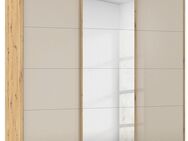 rauch Schwebetürenschrank Kleiderschrank Kleiderschränke Schrank Garderobe AGORDO mit Glasfront durchdachte Innenausstattung, in 4 Breiten und 2 Höhen MADE IN GERMANY