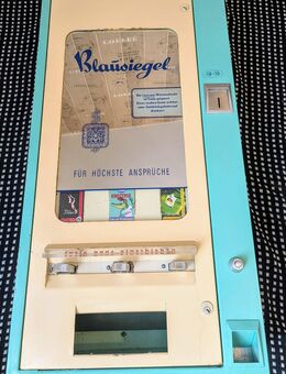 Blausiegel Kondomautomat – 3-Schacht, mechanisch, mit Euro-Münzeinwurf (Vintage) - Würzburg