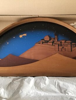 Erzgebirge Firma ULMIK Krippen Hintergrund Bild Weihnachtsschmuck - Meerbusch