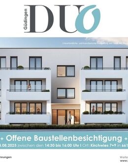 **** OFFENE BAUSTELLENBESICHTIGUNG **** SONNTAG, DER 24.08.2025 VON 14:30 BIS 16:00 UHR. - Saarbrücken