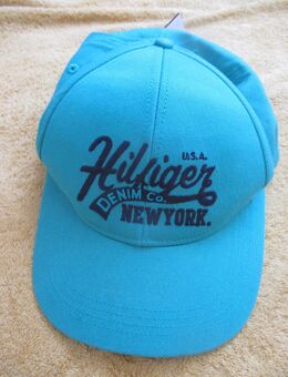 NEU mit ETIKETT * Sportiv * Damen oder Herren * Unisex * Basecap * Baseball Cap * Schirm- Mütze "HILFIGER DENIM" Original * aqua- türkis * - Riedlingen