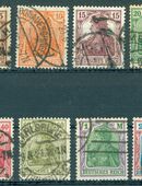Deutsches Reich gestempelt aus Nr. 140 - 152 , genau wie auf dem Bild zu sehen. in 32457