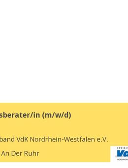 Sozialrechtsberater/in (m/w/d) - Mülheim (Ruhr)