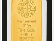 Gold Barren 100 Gramm 999.9 - Kleinwallstadt