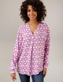 Aniston CASUAL Schlupfbluse mit extravagantem, graphischem Druck