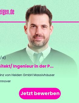 Architekt/ Ingenieur (m/w/d) in der Projektentwicklung / Quartiersentwicklung - Hannover