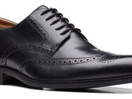 Clarks Craft Arlo Limit Budapester Business Schuh, Schnürschuh mit Softfußbett