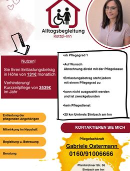 Kostenlose Hilfe ab Pflegegrad 1 - Simbach (Inn) Zentrum